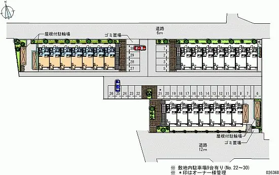 ★手数料０円★飯能市双柳 月極駐車場